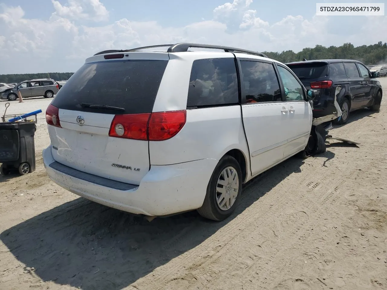 2006 Toyota Sienna Ce VIN: 5TDZA23C96S471799 Lot: 69538174