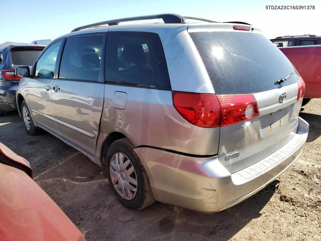 2006 Toyota Sienna Ce VIN: 5TDZA23C16S391378 Lot: 69705264