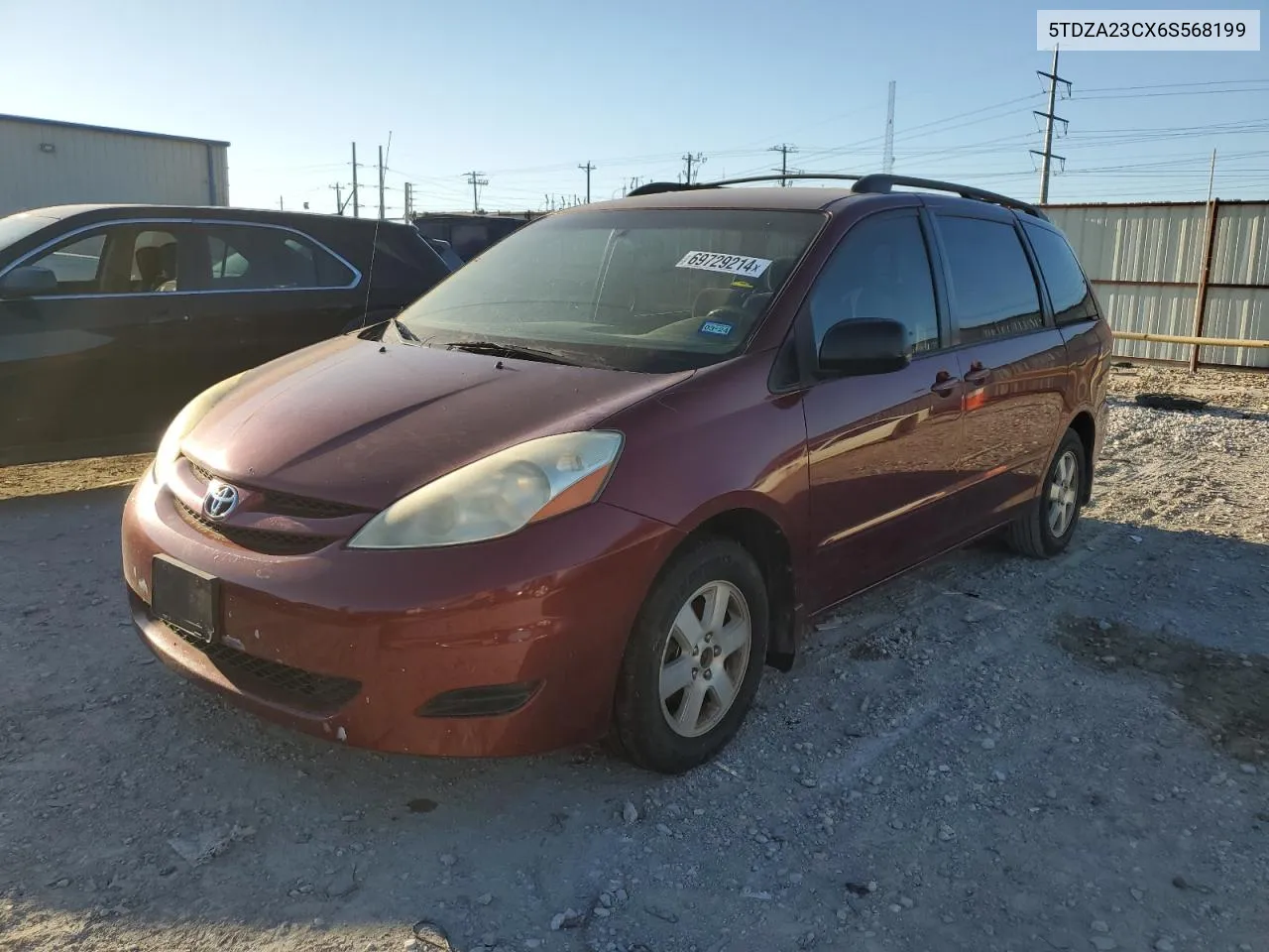 5TDZA23CX6S568199 2006 Toyota Sienna Ce