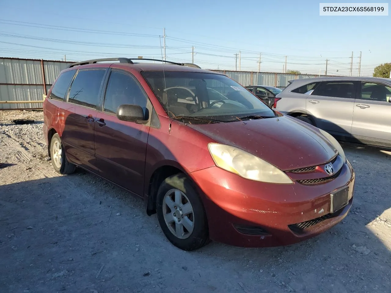 5TDZA23CX6S568199 2006 Toyota Sienna Ce