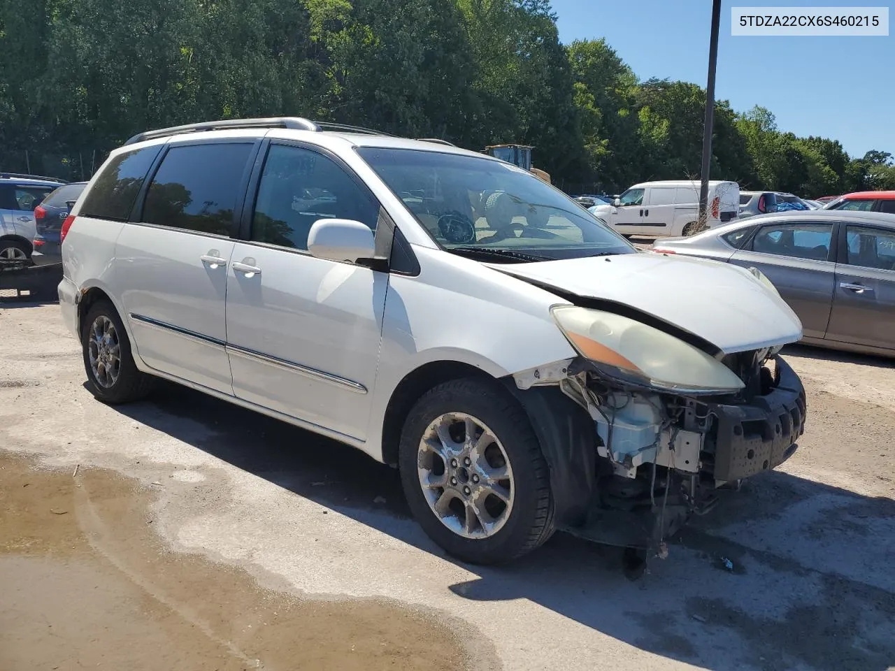 5TDZA22CX6S460215 2006 Toyota Sienna Xle