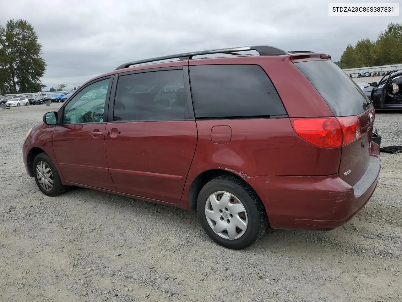 2006 Toyota Sienna Ce VIN: 5TDZA23C86S387831 Lot: 70394214