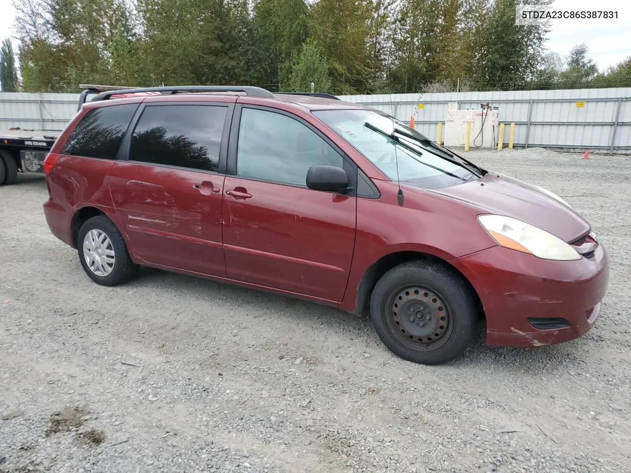 2006 Toyota Sienna Ce VIN: 5TDZA23C86S387831 Lot: 70394214