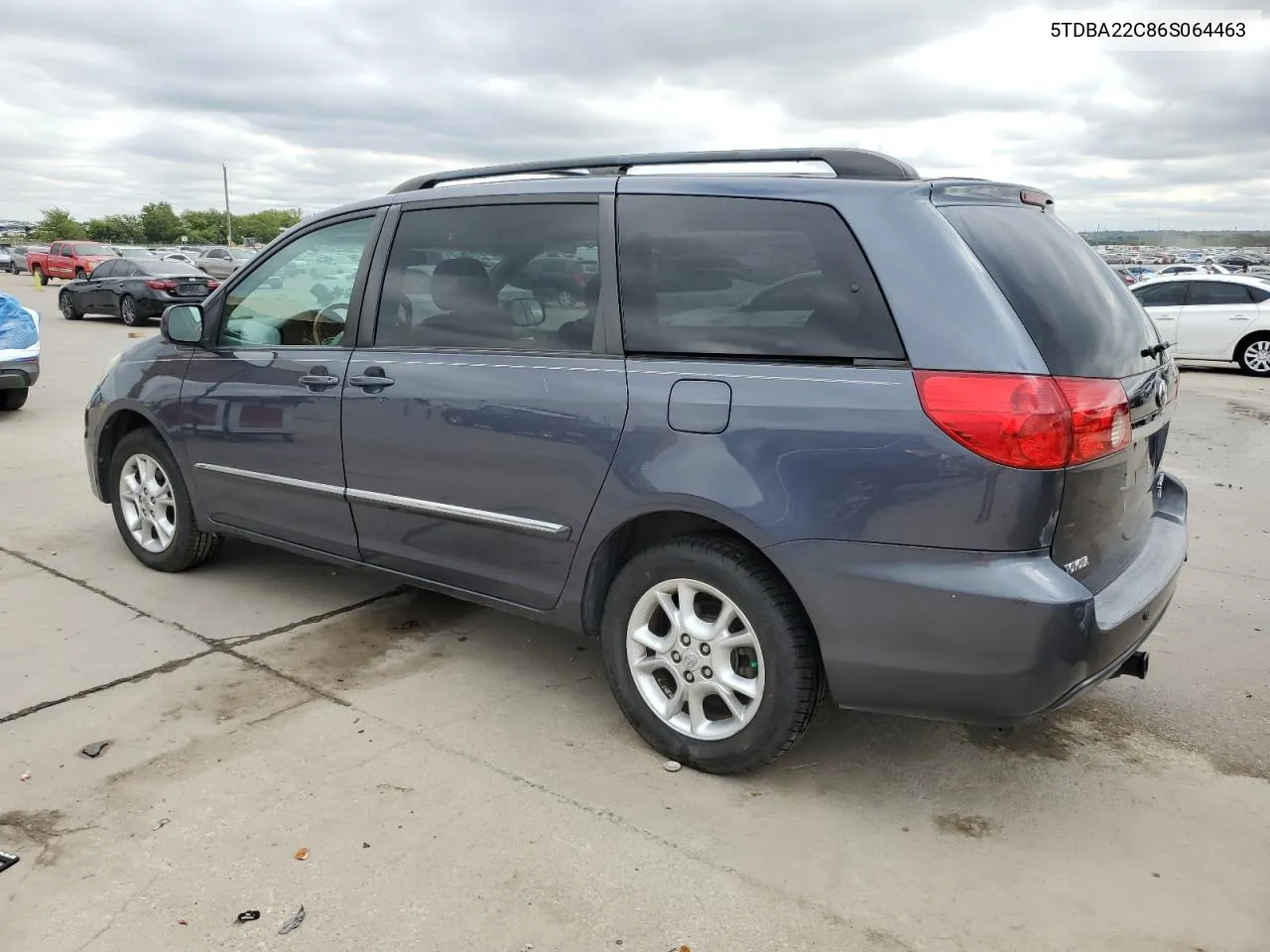 2006 Toyota Sienna Xle VIN: 5TDBA22C86S064463 Lot: 70427934