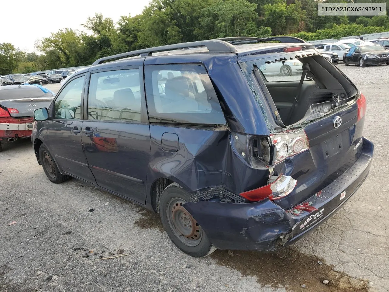 5TDZA23CX6S493911 2006 Toyota Sienna Ce