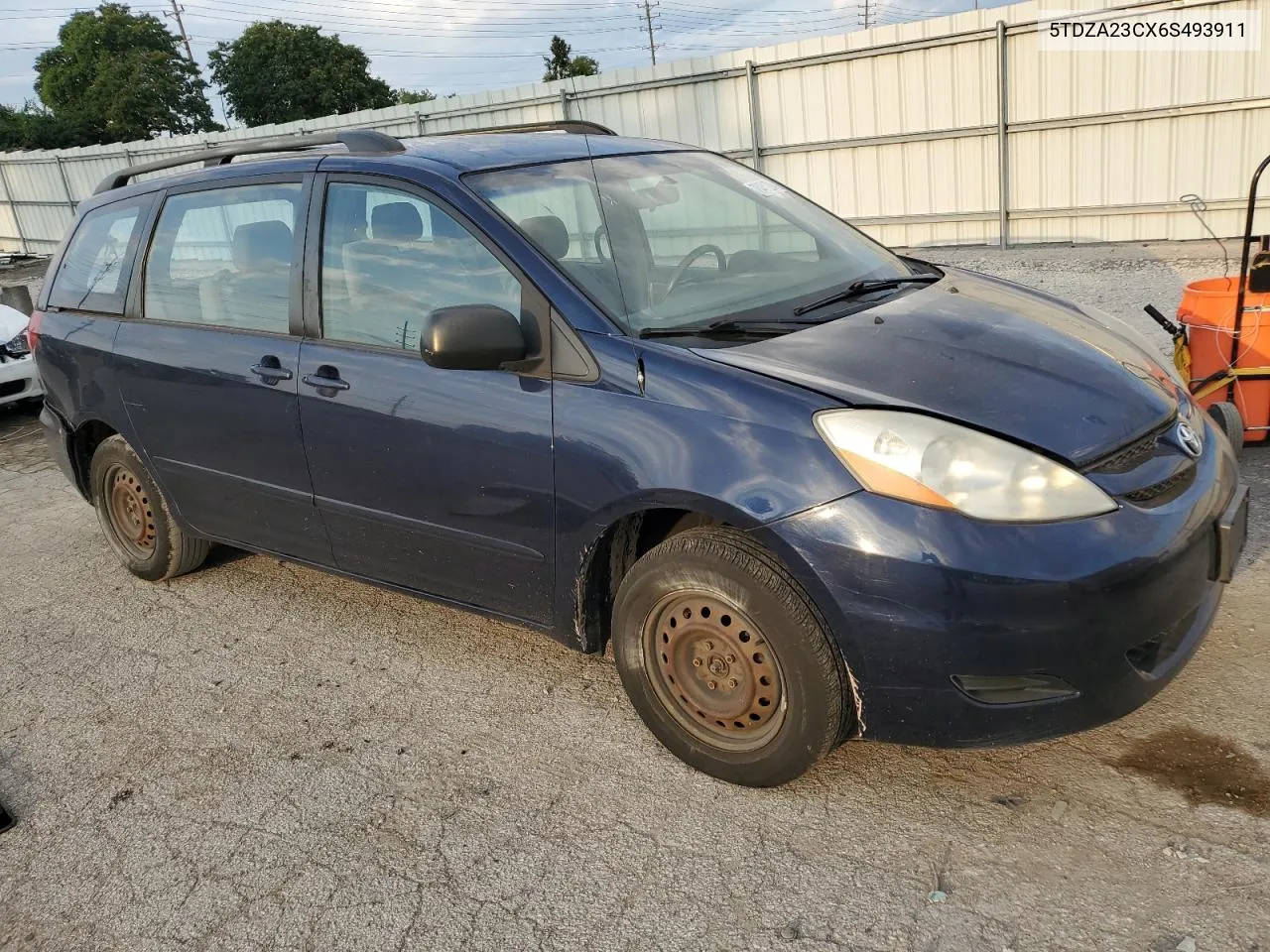 2006 Toyota Sienna Ce VIN: 5TDZA23CX6S493911 Lot: 70451204