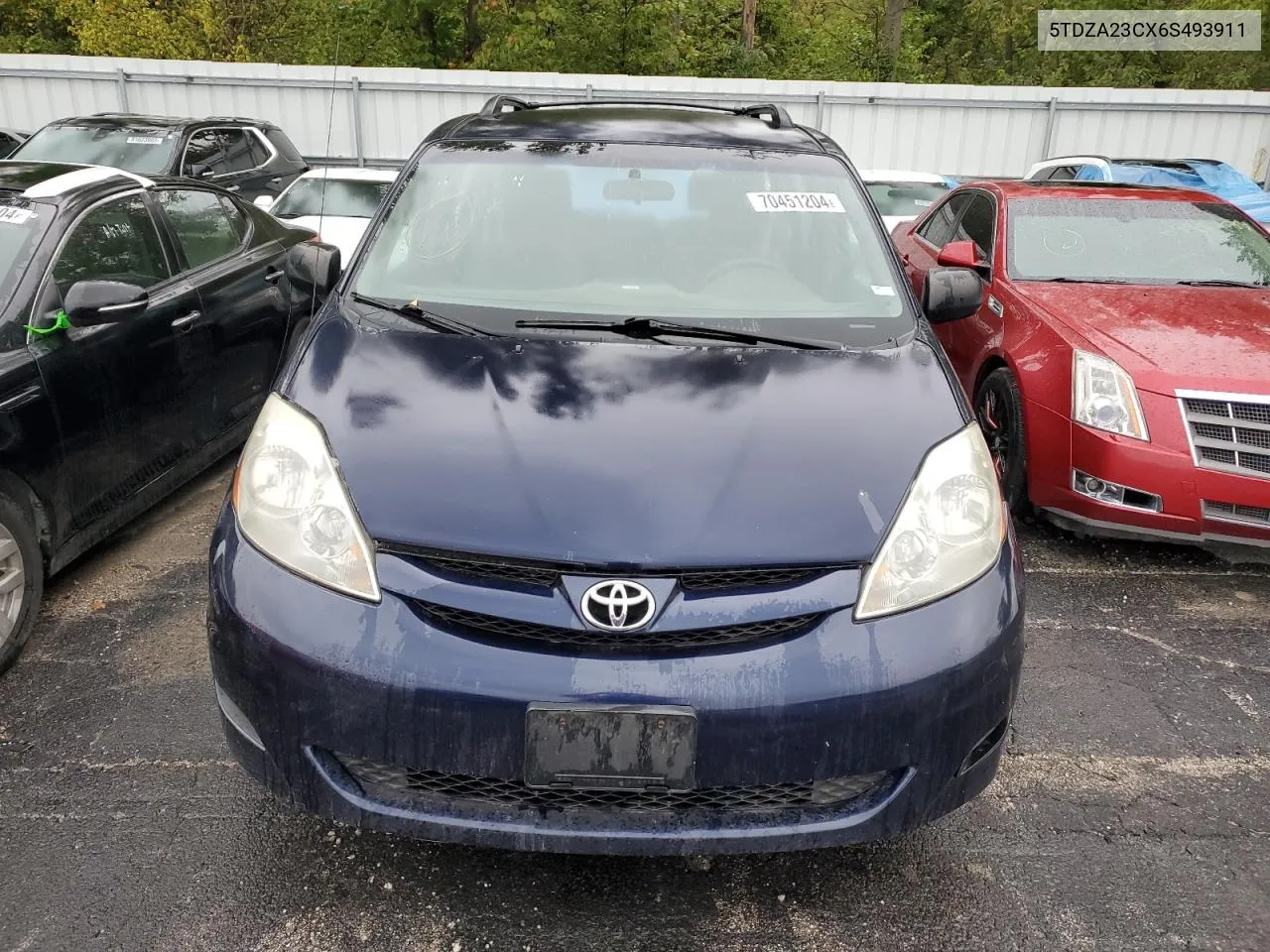 5TDZA23CX6S493911 2006 Toyota Sienna Ce