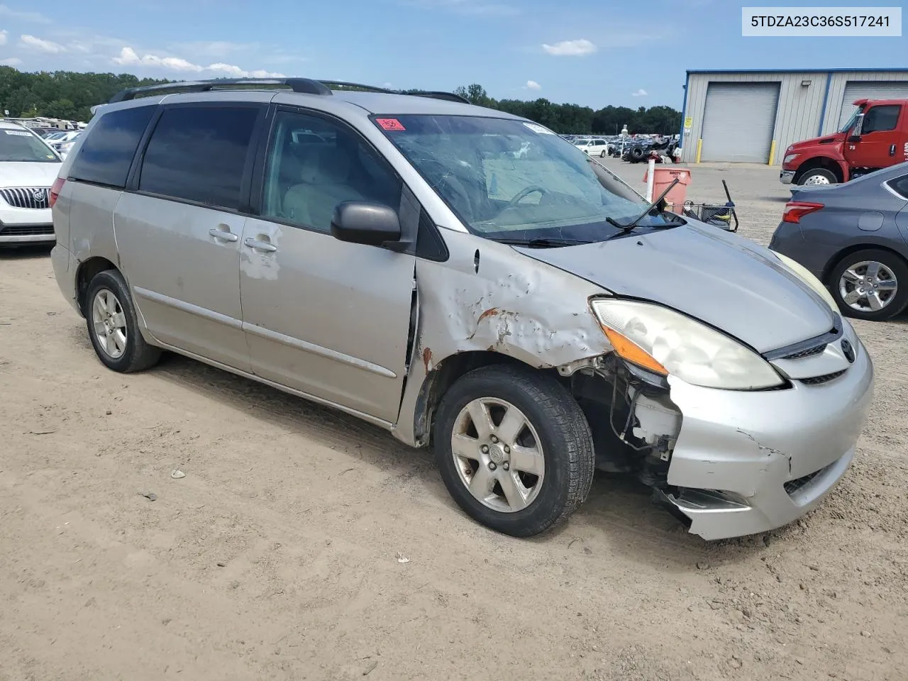 2006 Toyota Sienna Ce VIN: 5TDZA23C36S517241 Lot: 70532154