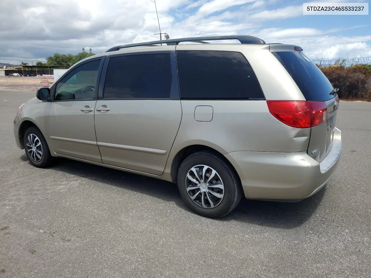 2006 Toyota Sienna Ce VIN: 5TDZA23C46S533237 Lot: 70894354