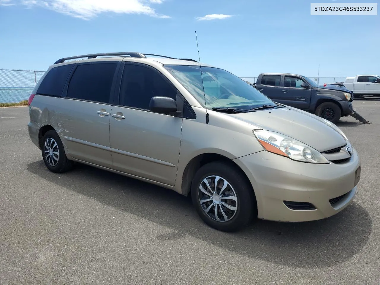 2006 Toyota Sienna Ce VIN: 5TDZA23C46S533237 Lot: 70894354