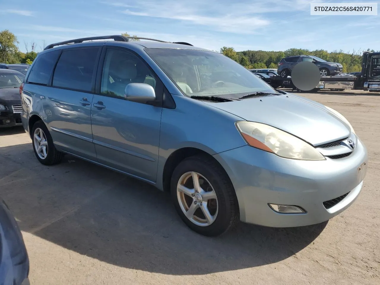 5TDZA22C56S420771 2006 Toyota Sienna Xle