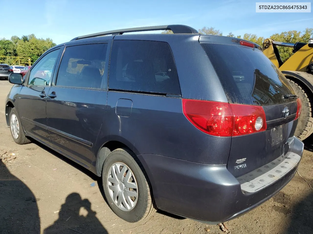 5TDZA23C86S475343 2006 Toyota Sienna Ce