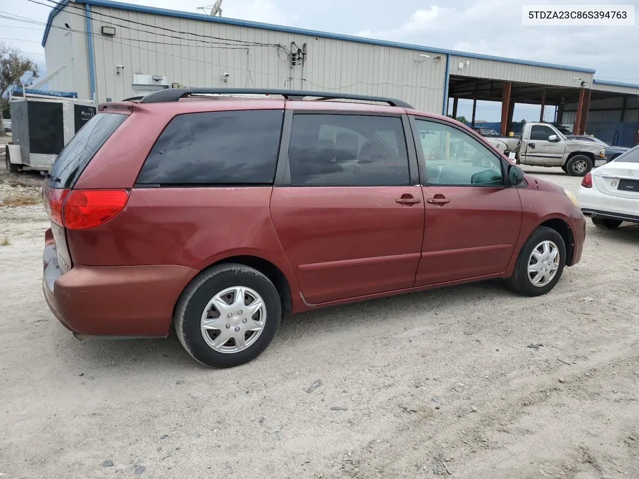 2006 Toyota Sienna Ce VIN: 5TDZA23C86S394763 Lot: 71550654