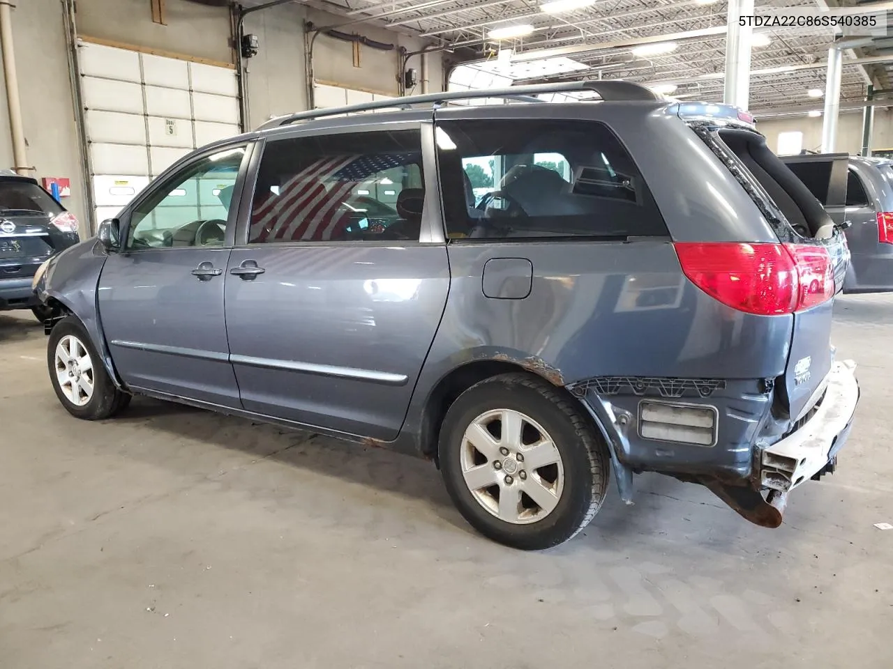 2006 Toyota Sienna Xle VIN: 5TDZA22C86S540385 Lot: 71561304