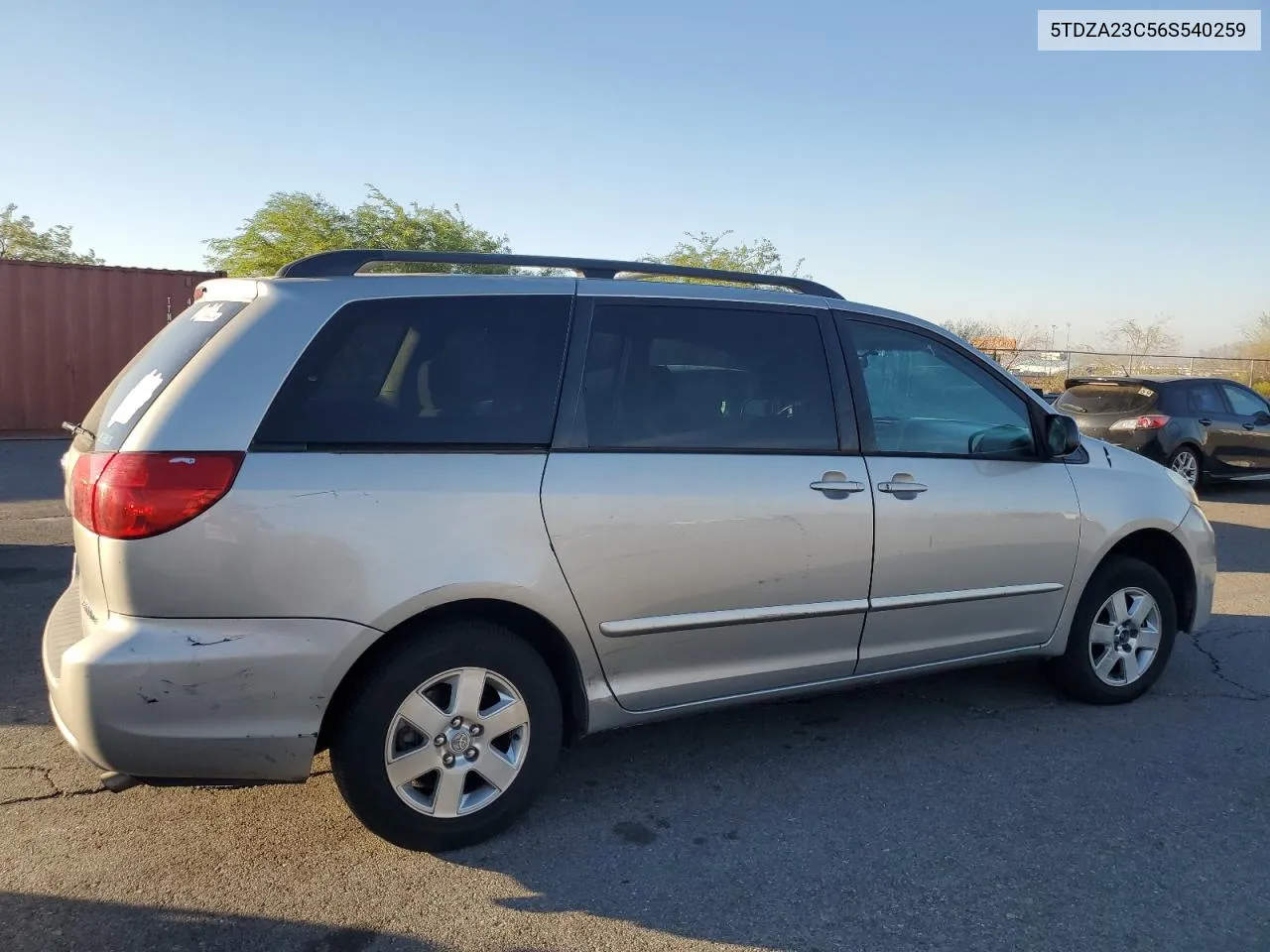 5TDZA23C56S540259 2006 Toyota Sienna Ce