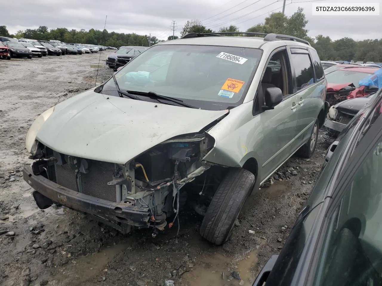 5TDZA23C66S396396 2006 Toyota Sienna Ce