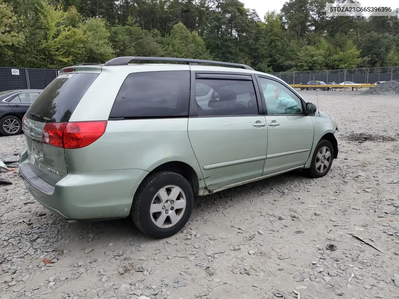 2006 Toyota Sienna Ce VIN: 5TDZA23C66S396396 Lot: 71950994