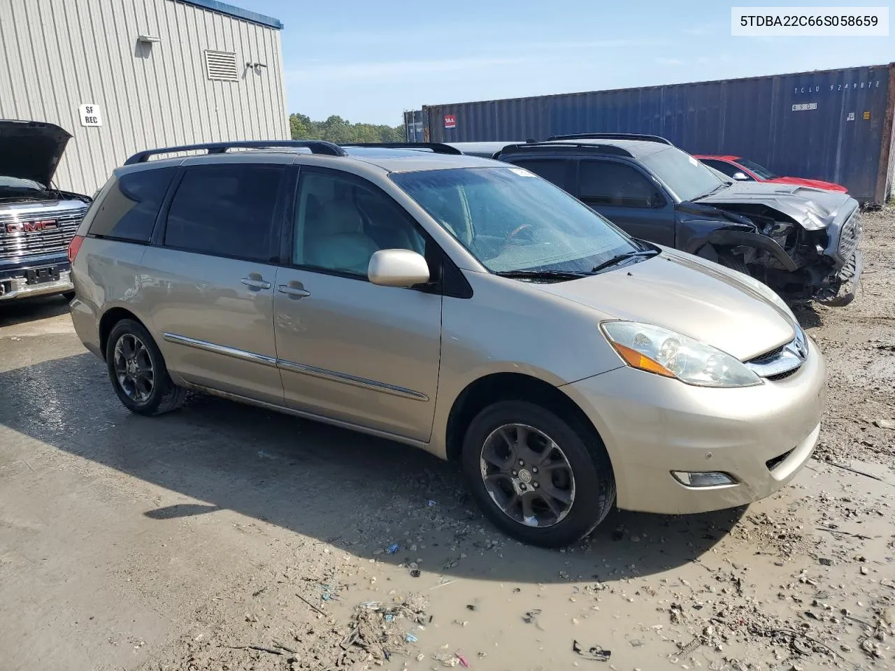 2006 Toyota Sienna Xle VIN: 5TDBA22C66S058659 Lot: 72196004