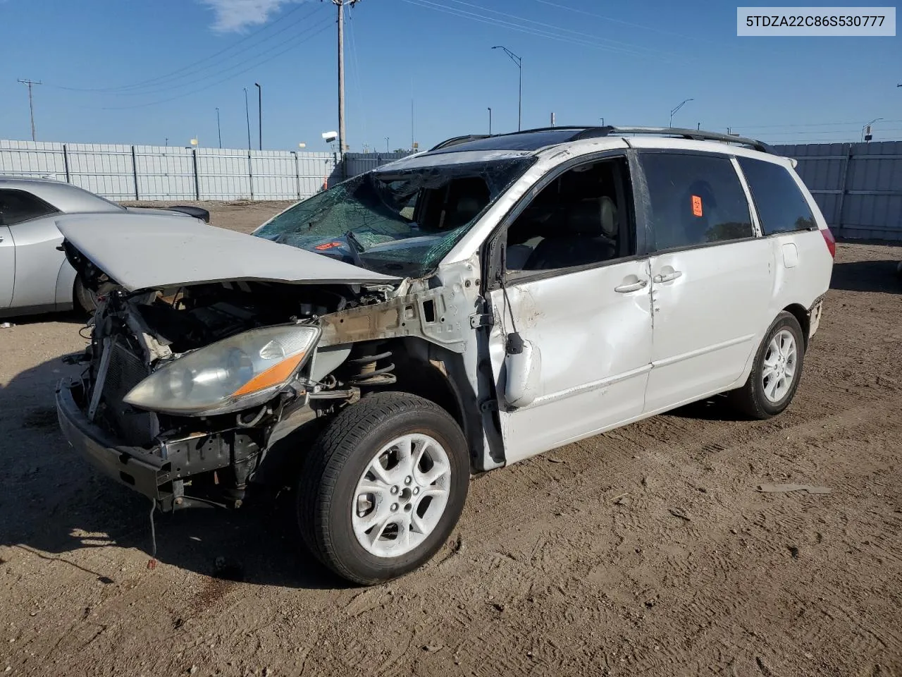 2006 Toyota Sienna Xle VIN: 5TDZA22C86S530777 Lot: 72637194