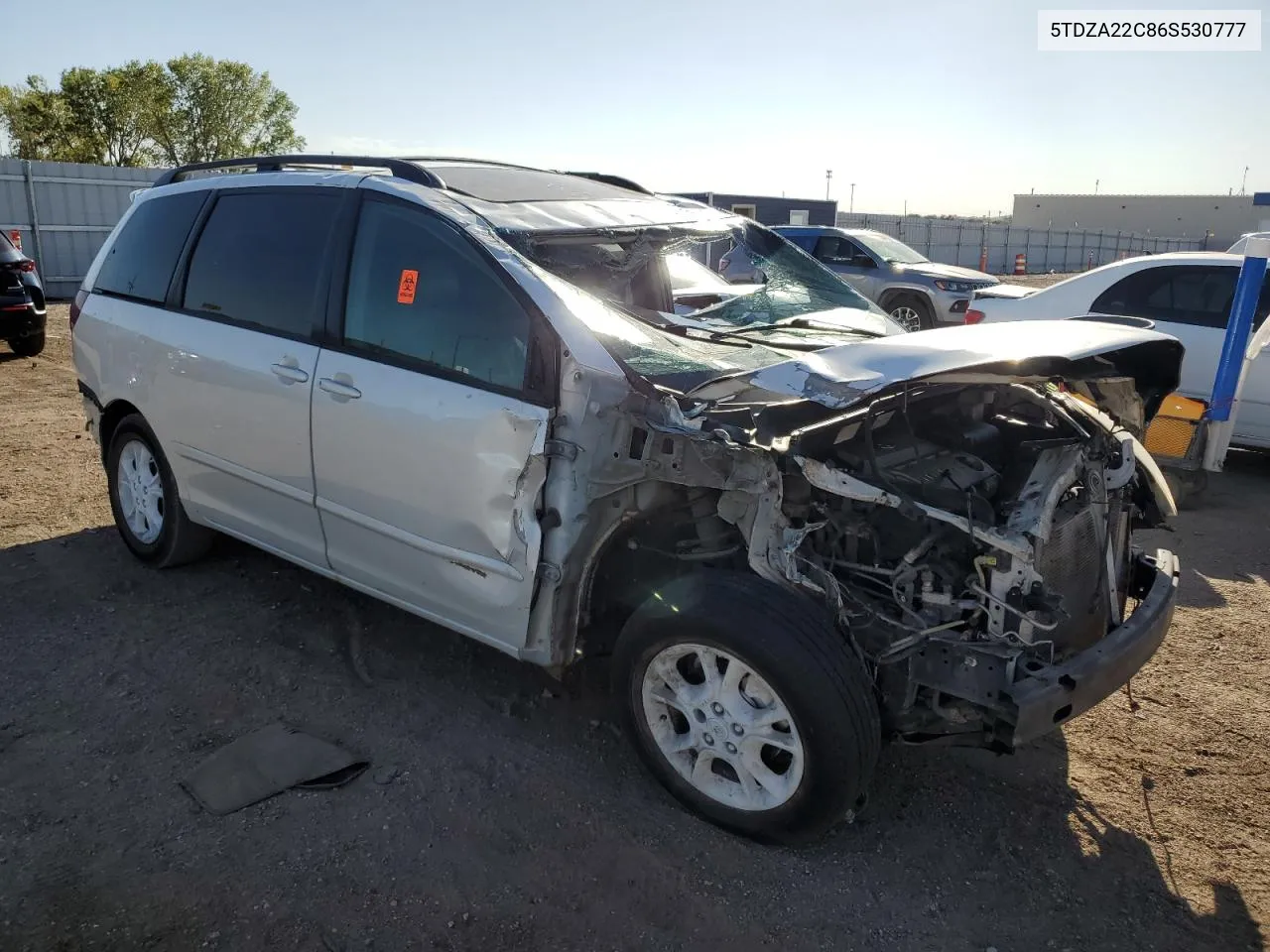 2006 Toyota Sienna Xle VIN: 5TDZA22C86S530777 Lot: 72637194