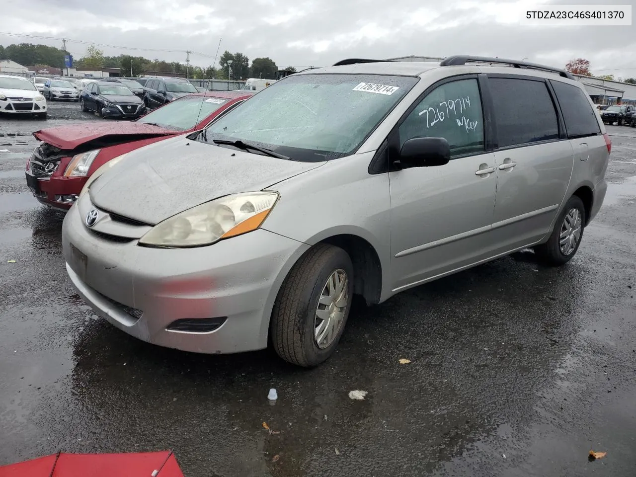 5TDZA23C46S401370 2006 Toyota Sienna Ce