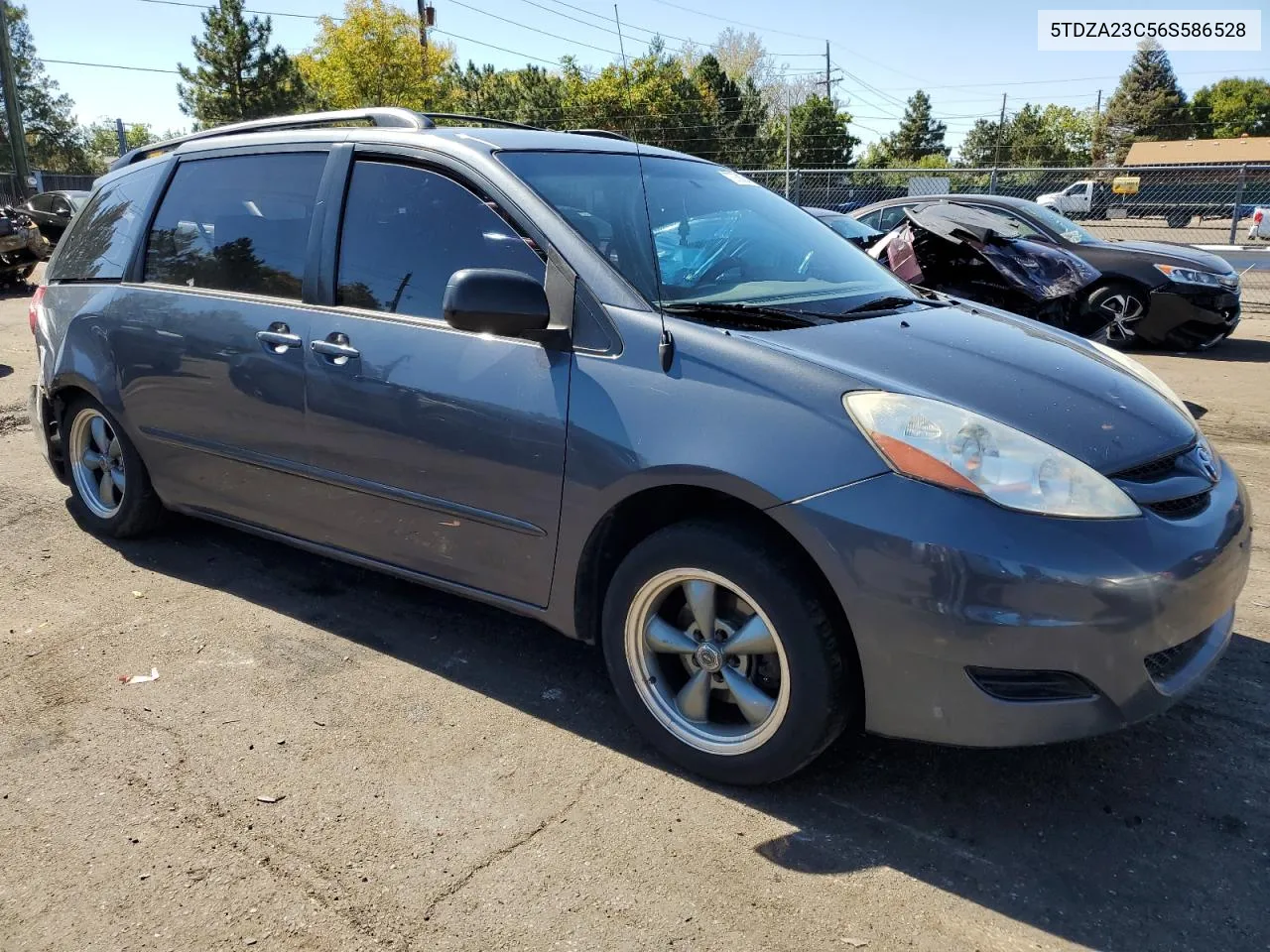 2006 Toyota Sienna Ce VIN: 5TDZA23C56S586528 Lot: 72756004