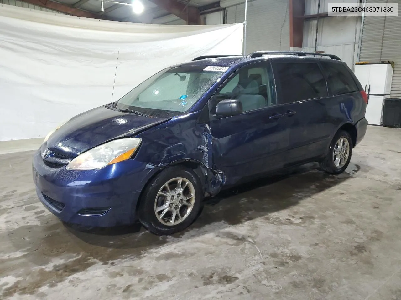 2006 Toyota Sienna Le VIN: 5TDBA23C46S071330 Lot: 72952204