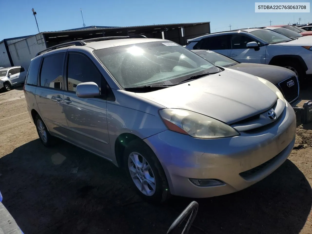 2006 Toyota Sienna Xle VIN: 5TDBA22C76S063708 Lot: 72983204