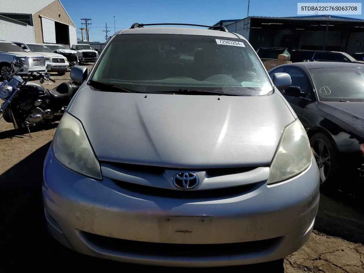 5TDBA22C76S063708 2006 Toyota Sienna Xle