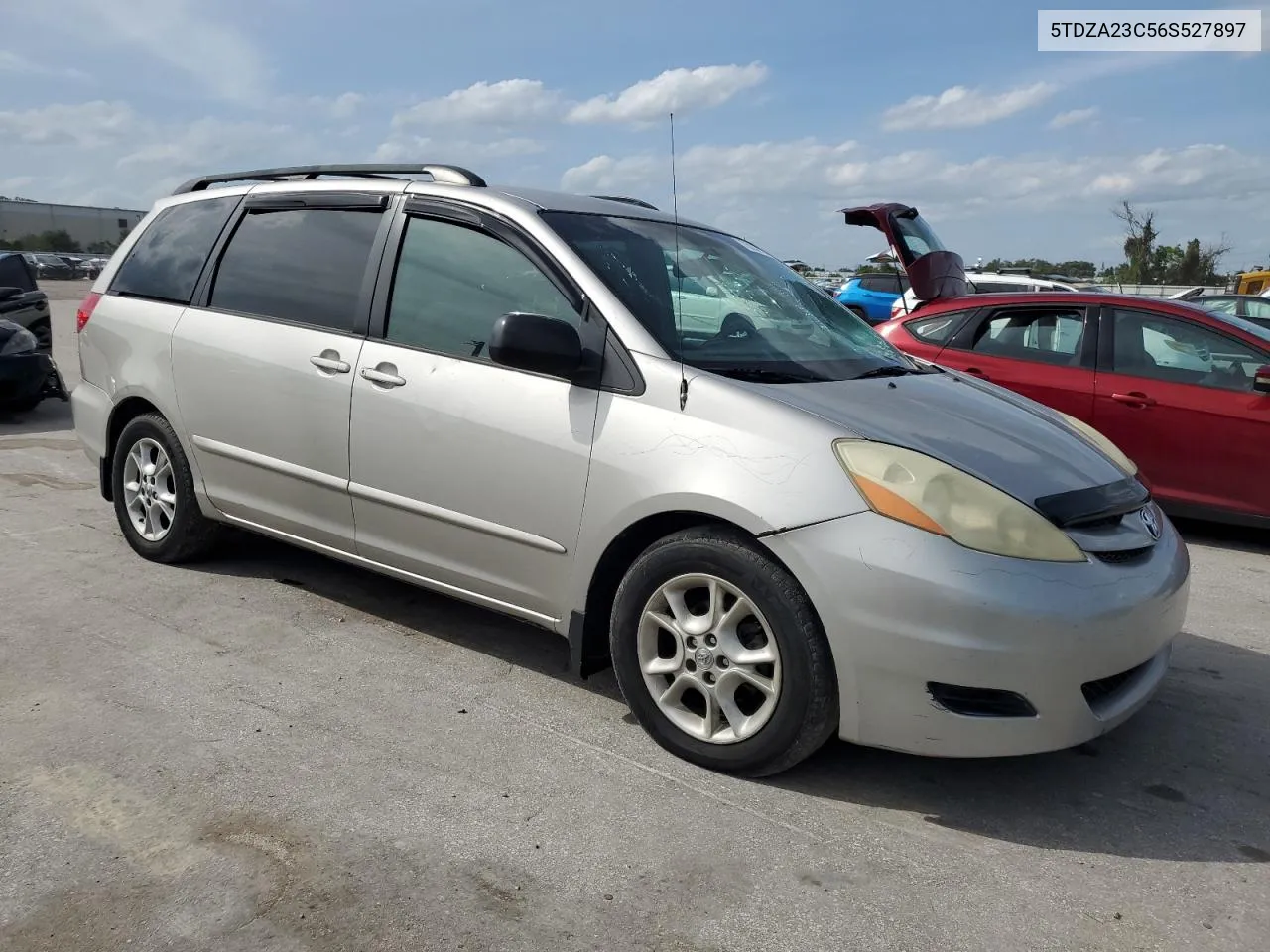 2006 Toyota Sienna Ce VIN: 5TDZA23C56S527897 Lot: 73034934