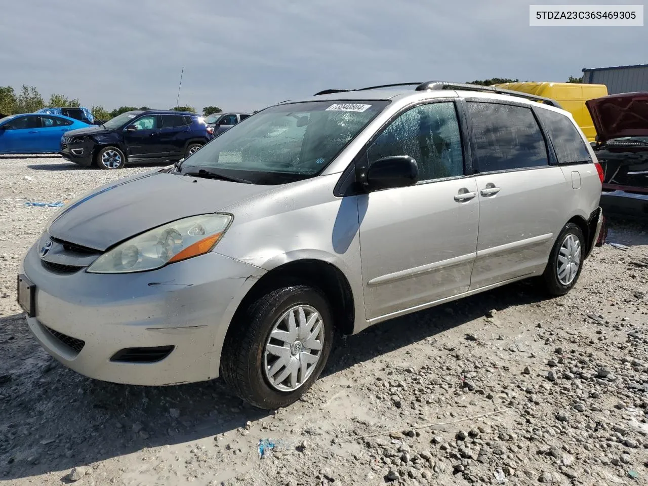 2006 Toyota Sienna Ce VIN: 5TDZA23C36S469305 Lot: 73040804