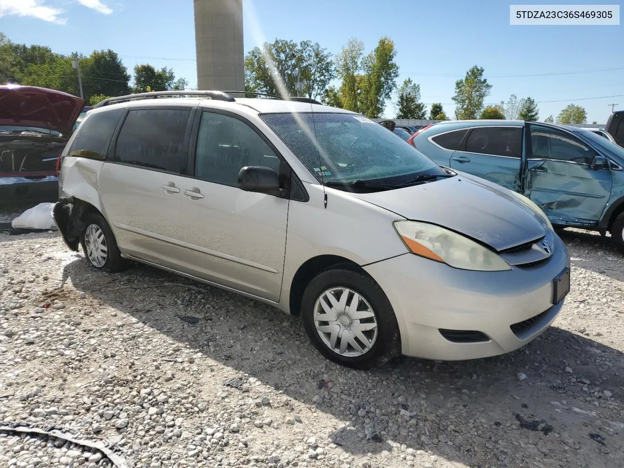 2006 Toyota Sienna Ce VIN: 5TDZA23C36S469305 Lot: 73040804