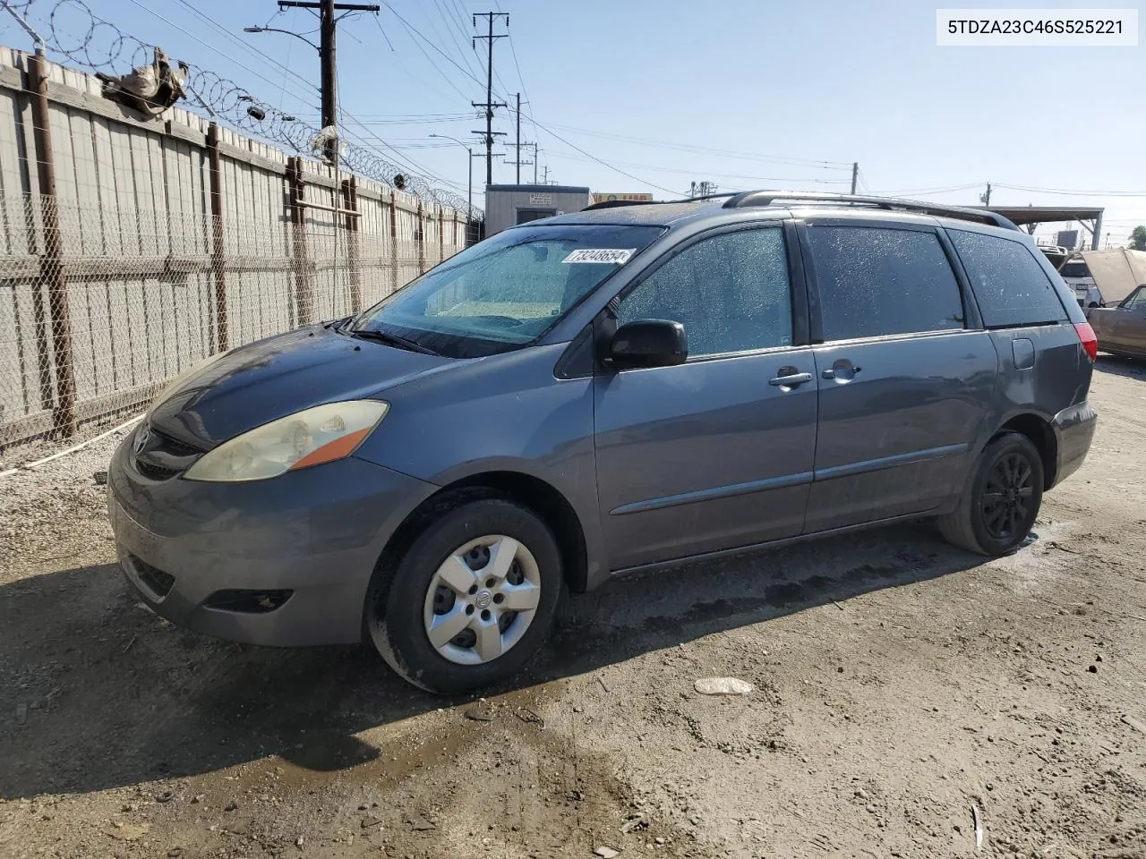 5TDZA23C46S525221 2006 Toyota Sienna Ce