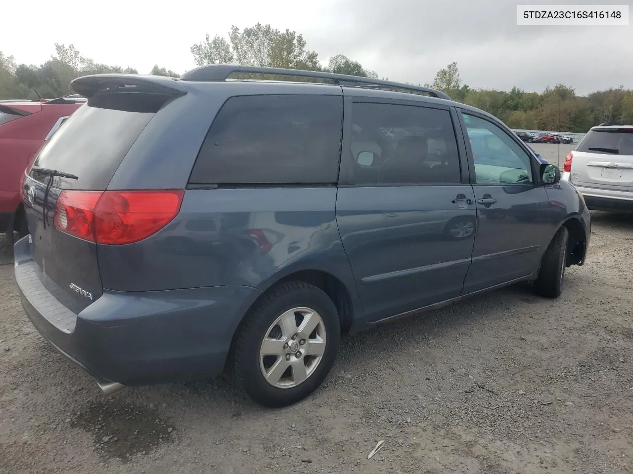 2006 Toyota Sienna Ce VIN: 5TDZA23C16S416148 Lot: 73353114