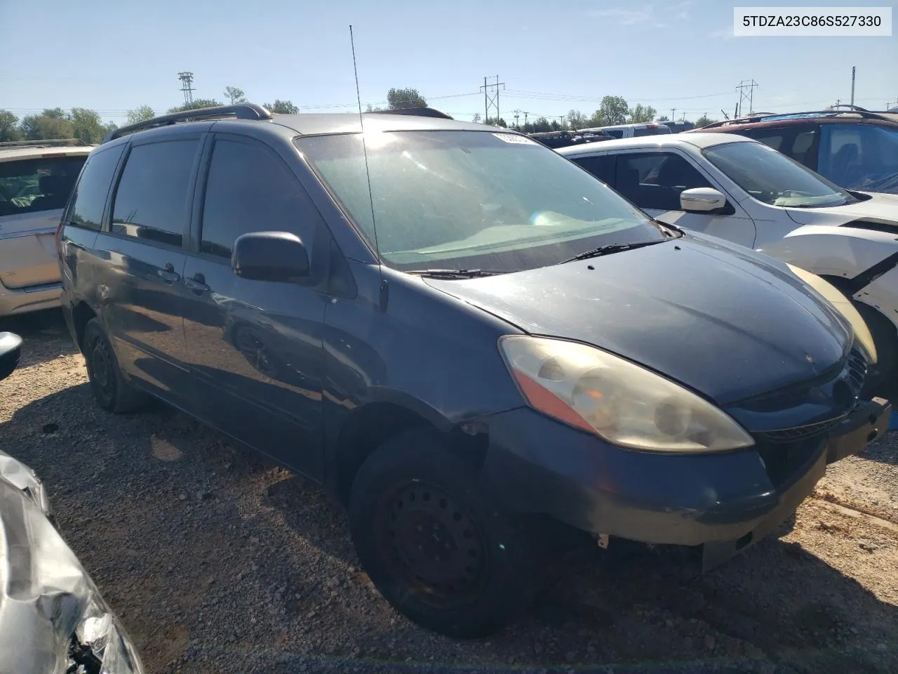 2006 Toyota Sienna Ce VIN: 5TDZA23C86S527330 Lot: 73399704