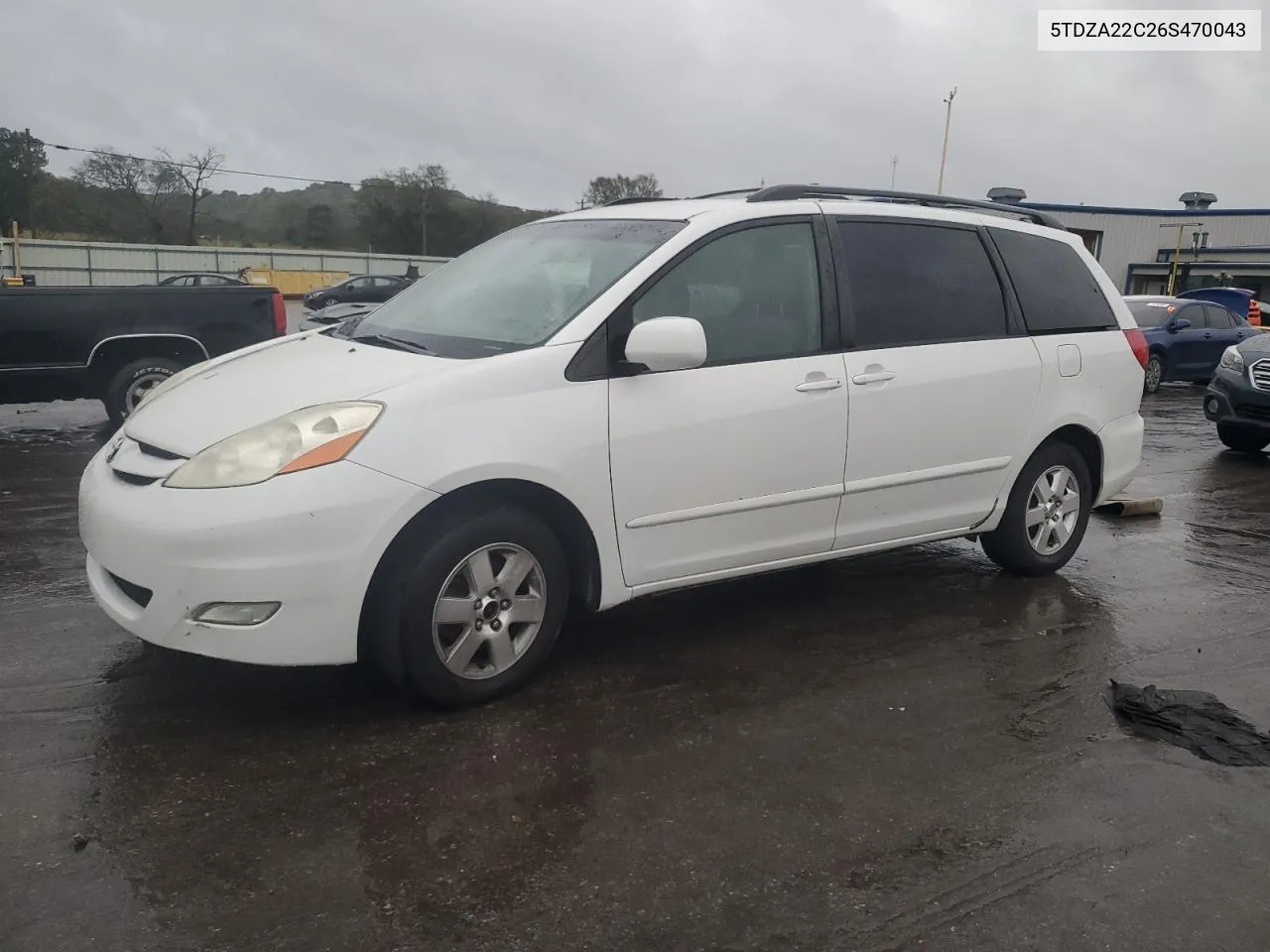 2006 Toyota Sienna Xle VIN: 5TDZA22C26S470043 Lot: 73531164