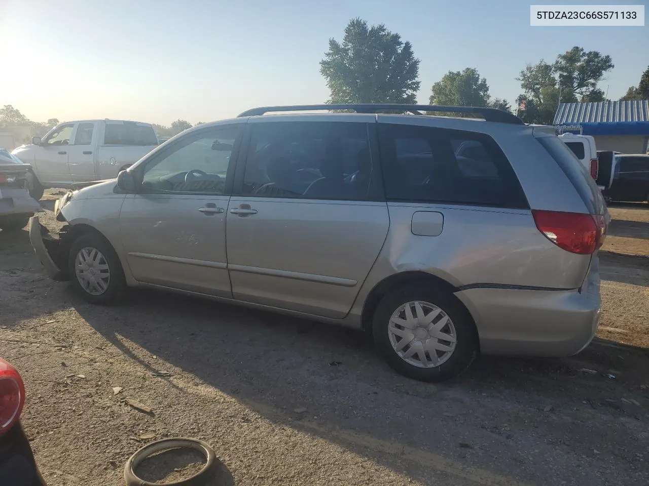 2006 Toyota Sienna Ce VIN: 5TDZA23C66S571133 Lot: 73788674