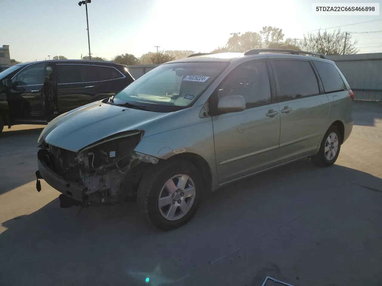 2006 Toyota Sienna Xle VIN: 5TDZA22C66S466898 Lot: 74028224