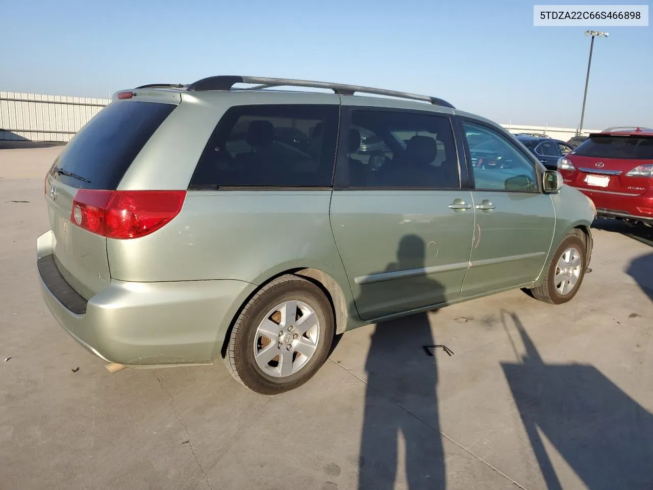 2006 Toyota Sienna Xle VIN: 5TDZA22C66S466898 Lot: 74028224