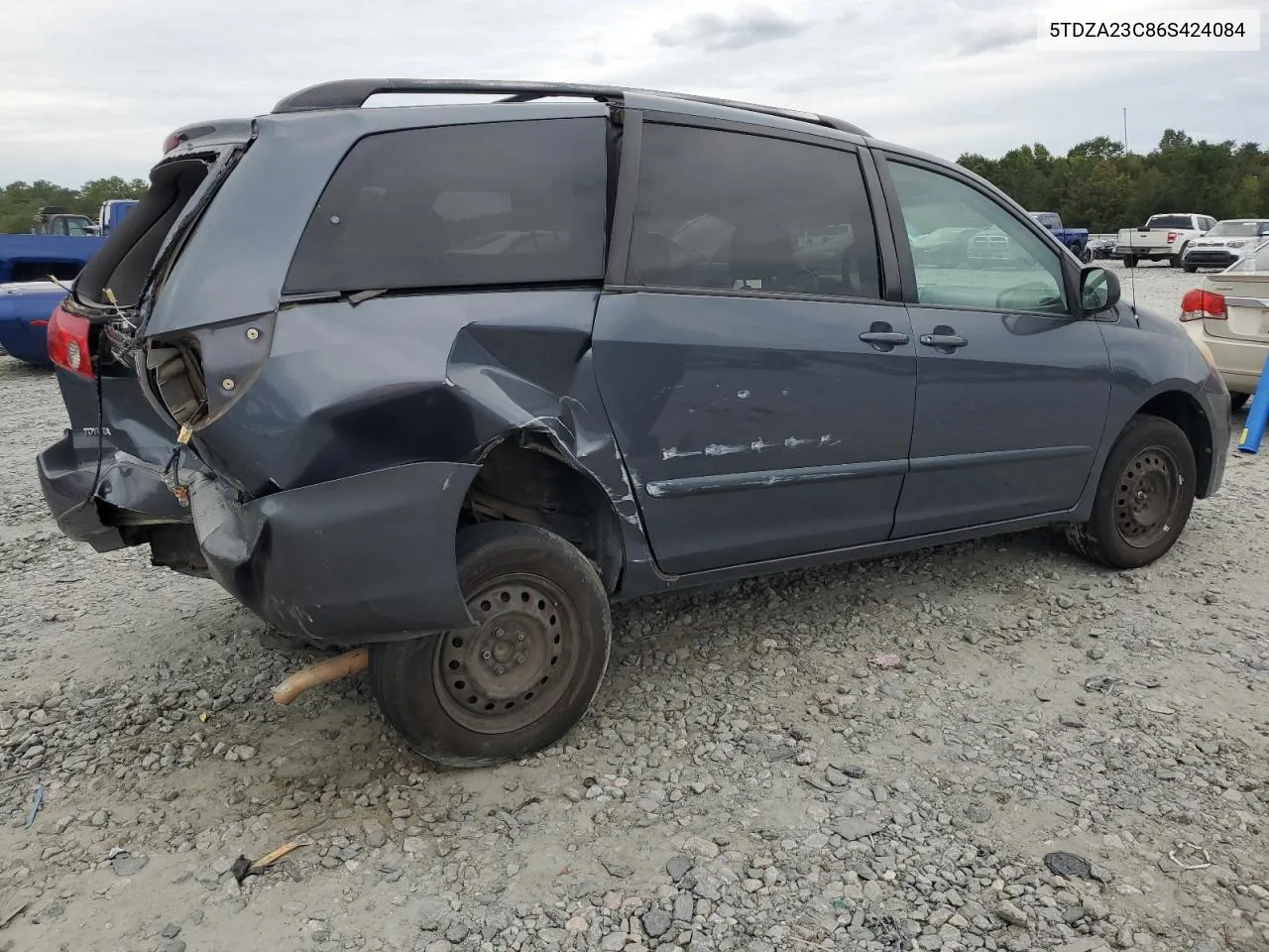 2006 Toyota Sienna Ce VIN: 5TDZA23C86S424084 Lot: 74080894