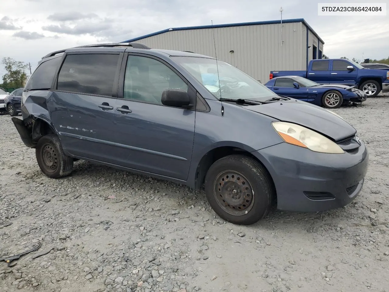 2006 Toyota Sienna Ce VIN: 5TDZA23C86S424084 Lot: 74080894