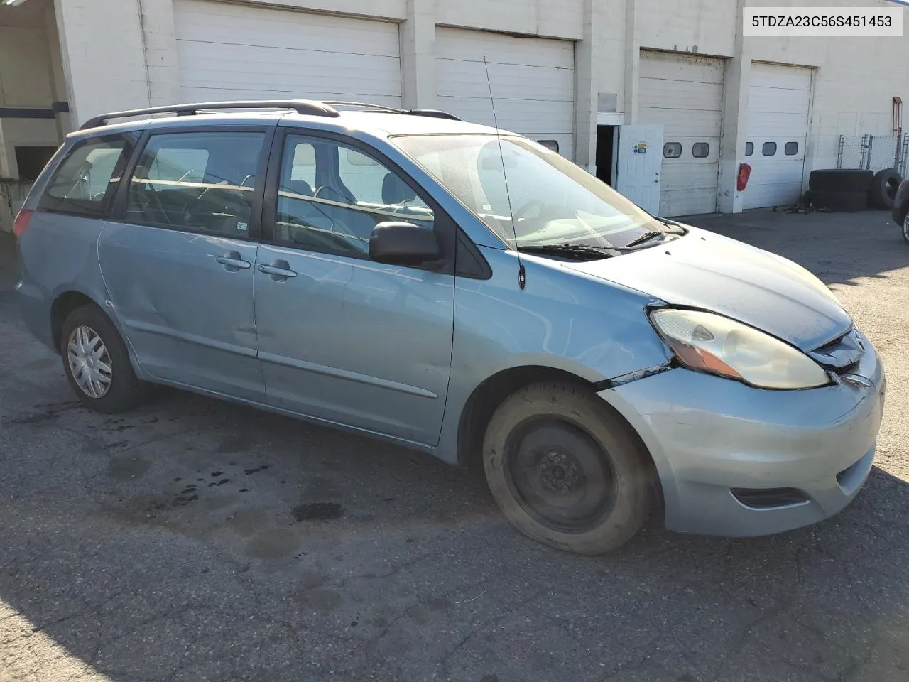 5TDZA23C56S451453 2006 Toyota Sienna Ce