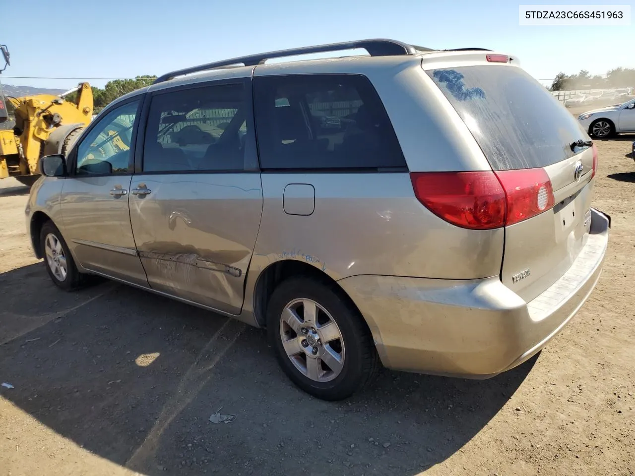 2006 Toyota Sienna Ce VIN: 5TDZA23C66S451963 Lot: 74338854