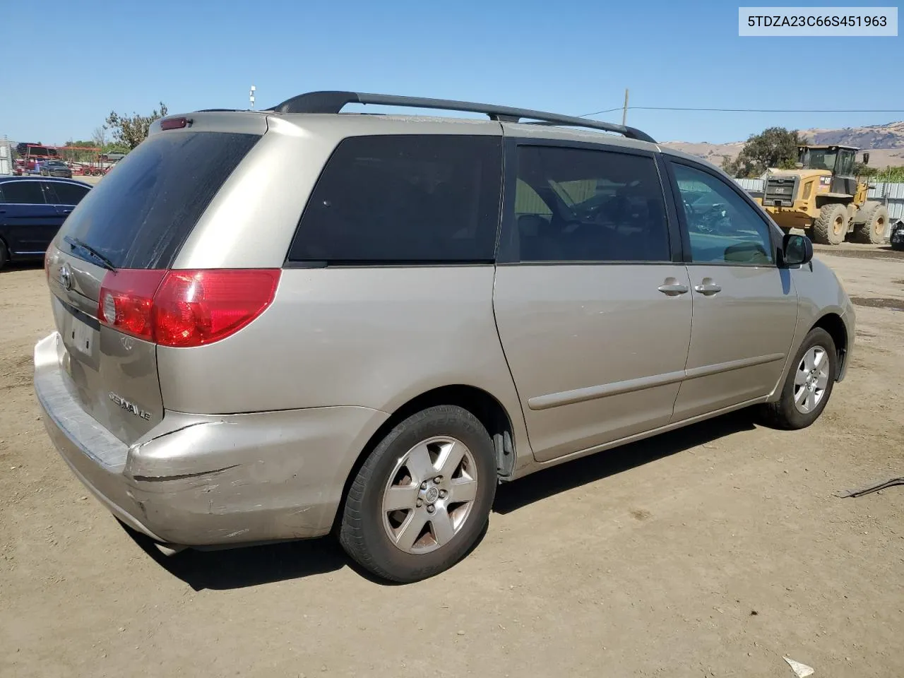 2006 Toyota Sienna Ce VIN: 5TDZA23C66S451963 Lot: 74338854