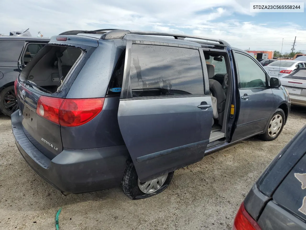 2006 Toyota Sienna Ce VIN: 5TDZA23C56S558244 Lot: 74902564