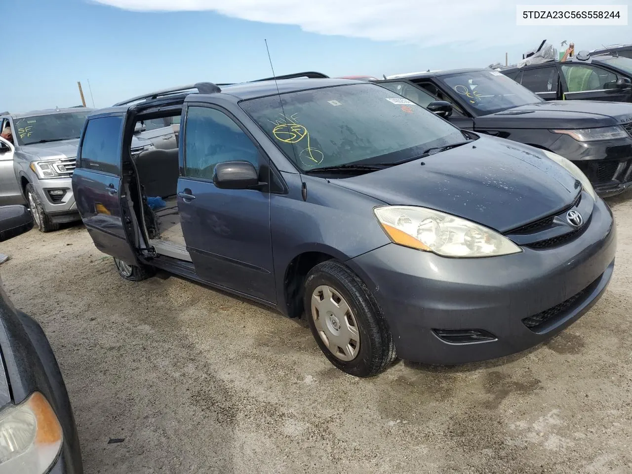 2006 Toyota Sienna Ce VIN: 5TDZA23C56S558244 Lot: 74902564