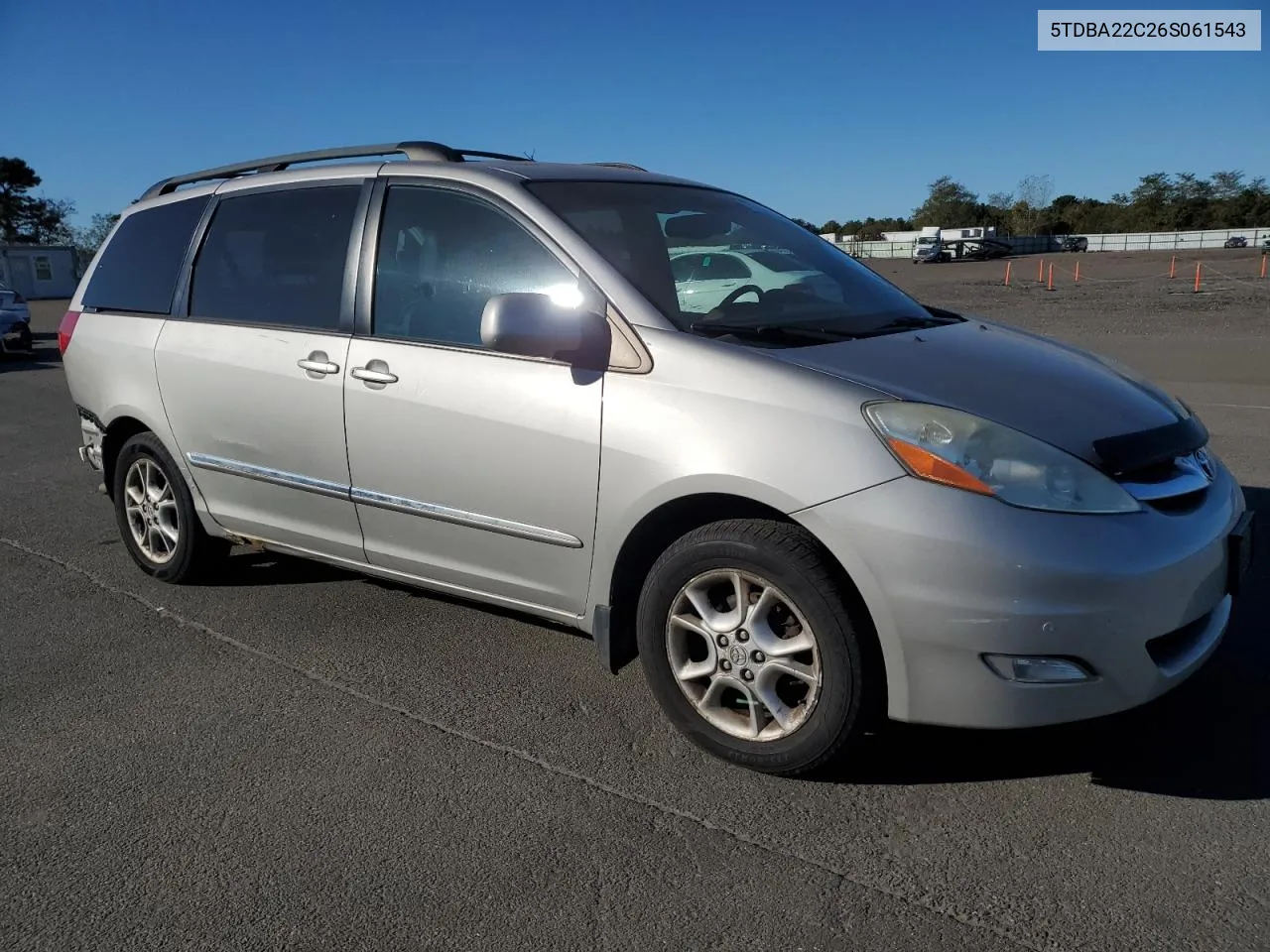 2006 Toyota Sienna Xle VIN: 5TDBA22C26S061543 Lot: 75030754