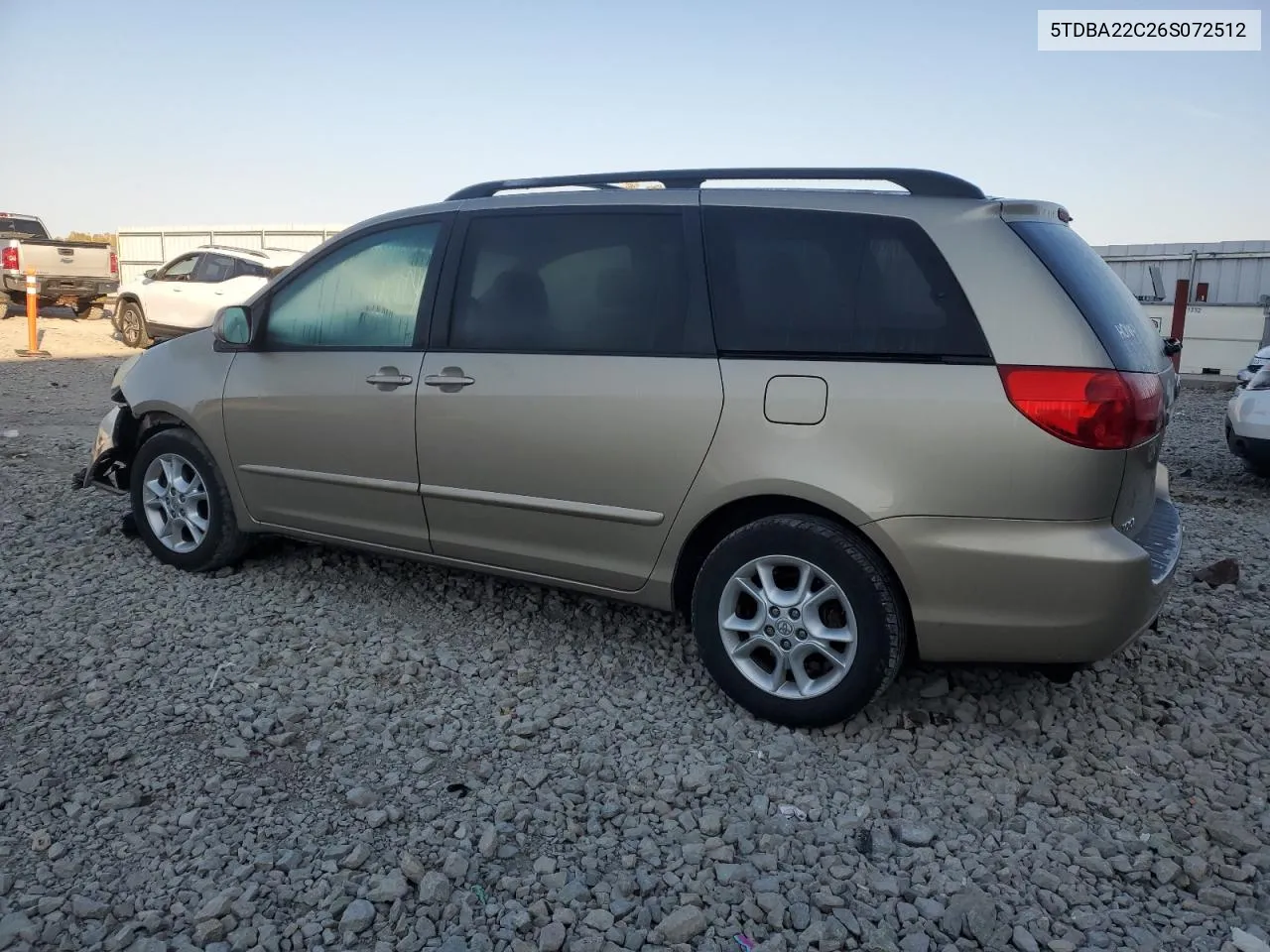 2006 Toyota Sienna Xle VIN: 5TDBA22C26S072512 Lot: 75196324