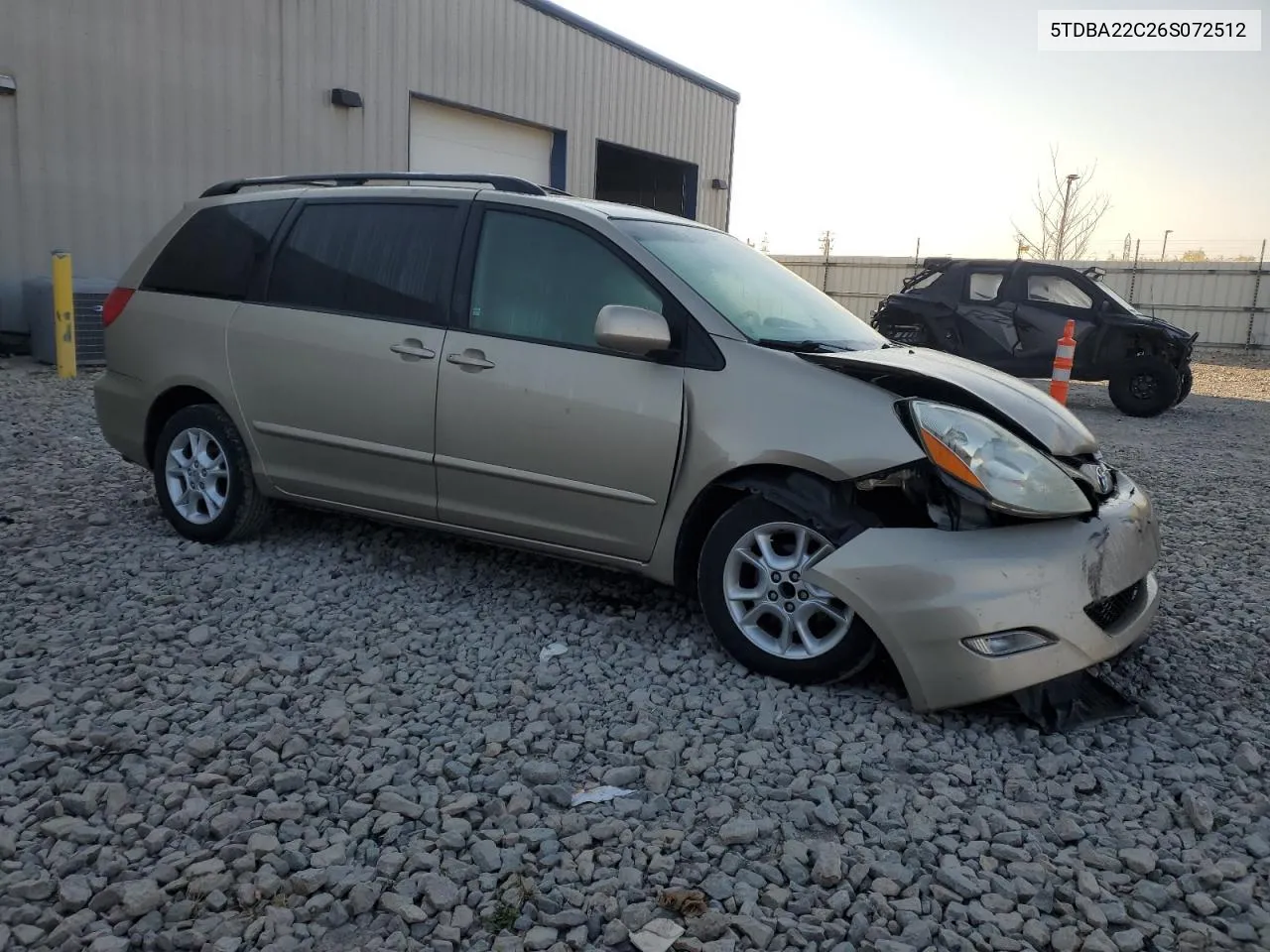 2006 Toyota Sienna Xle VIN: 5TDBA22C26S072512 Lot: 75196324