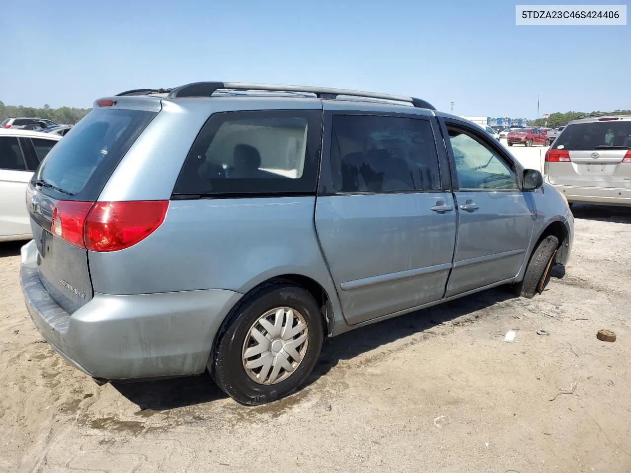 5TDZA23C46S424406 2006 Toyota Sienna Ce